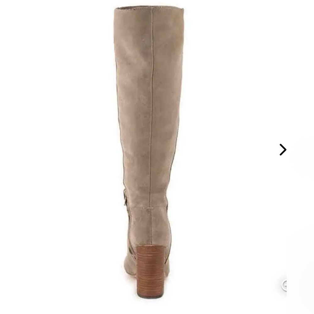 Steve Madden Taupe Heeled Boots - Picture 9 of 10